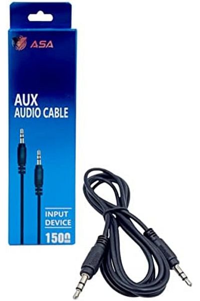Generic Male to Male Jack Auxiliary Cable, 1 Piece, Stereo Audio Cable, 3.5mm, 1 Piece