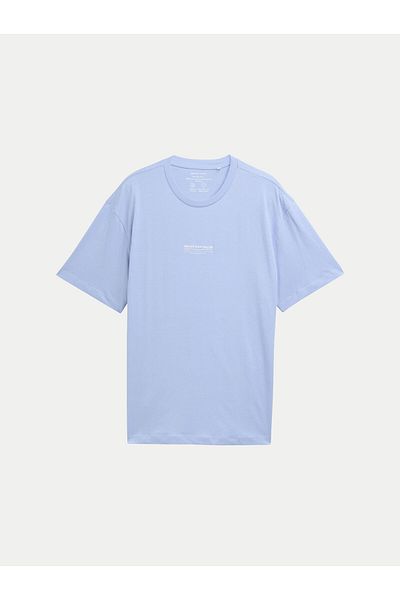 Tom Tailor Denim Tricou bărbătesc 1045021 Albastru deschis