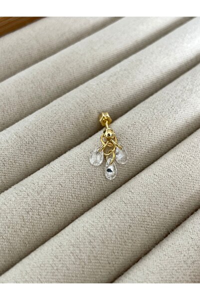 Sade Accessory Kristal Taşlı Top Piercing