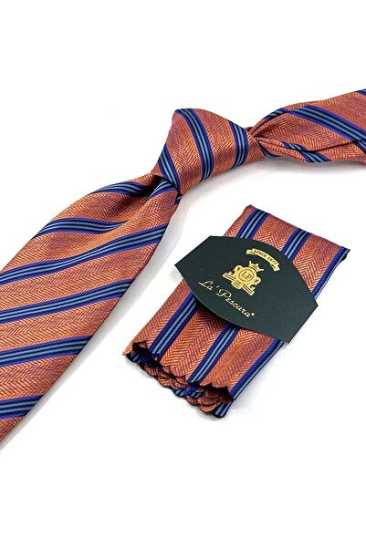 Kravatkolik Класичний краватка з помаранчевим малюнком KK13193