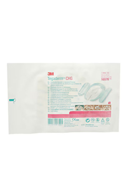 3M ™ Tegaderm CHG 1657R Şeffaf Film Örtü 85cm X 115cm 85cm x 115cm (25 Adet)