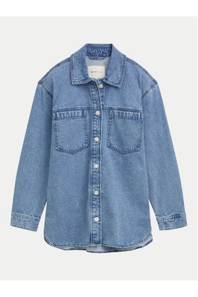 Tom Tailor Denim Jachetă din denim pentru femei 1045967 albastră
