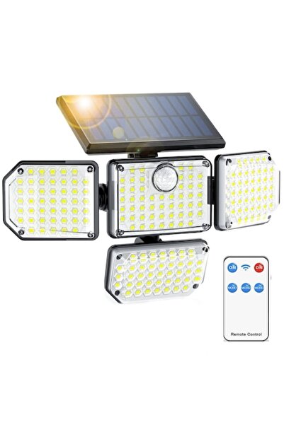 TnsAround Tns® Εξωτερικός ηλιακός λαμπτήρας LED, 3000lm 6500k, αισθητήρας κίν...