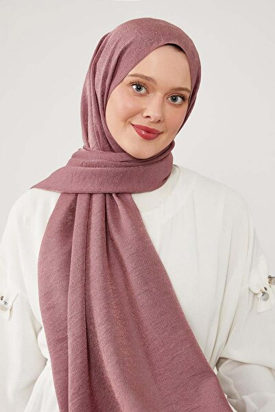 Levidor Koyu Pudra Pırıltı Şal
