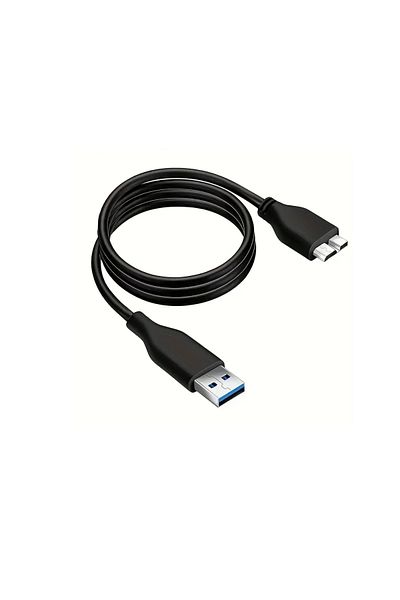 Other Usb 3.0 Cable From Micro A To B For External Hard Drives Seagate, Toshiba And Samsung Black