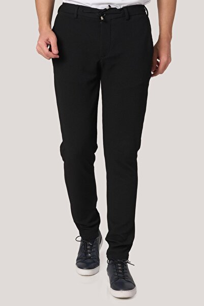 White Stone WHİTE STONE 2025-k P1044 DAMLA TREND JOOGER PANTOLON SİYAH