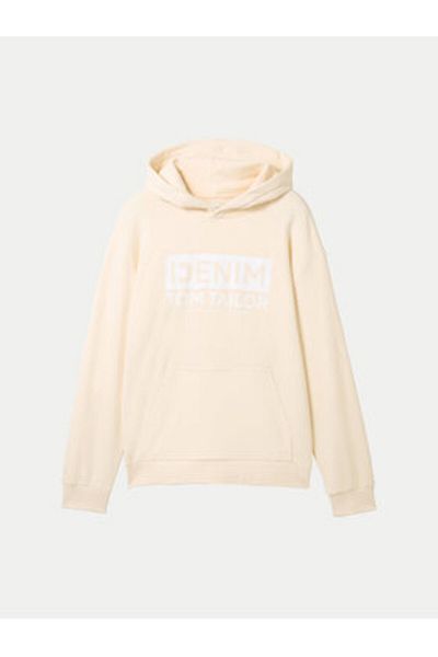 Tom Tailor Denim Men's Sweatshirt 1041482008 Ecru
