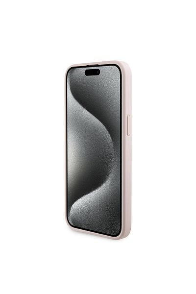 Guess Case for iPhone 15 Pro Max - Guess Hardcase Powerbank MagSafe (GUBPM5P15X4GEMGP) - Pink