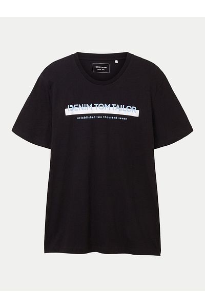Tom Tailor Denim tom tailor denim Men's T-Shirt 1037653 Black