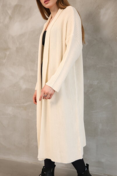 ALCHON V-подібний комір, довгі рукави, шнурівка, плетіння Links, базовий простий дизайн, середня довжина, широкий крій, зимовий трикотажний кардиган.