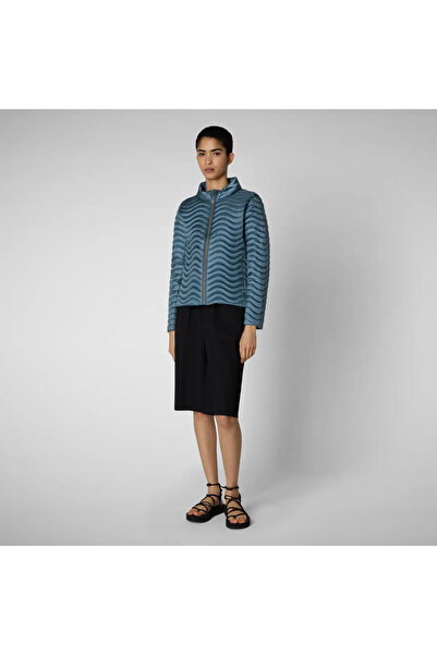 SAVE THE DUCK Kadın Mont Gri - Pearl