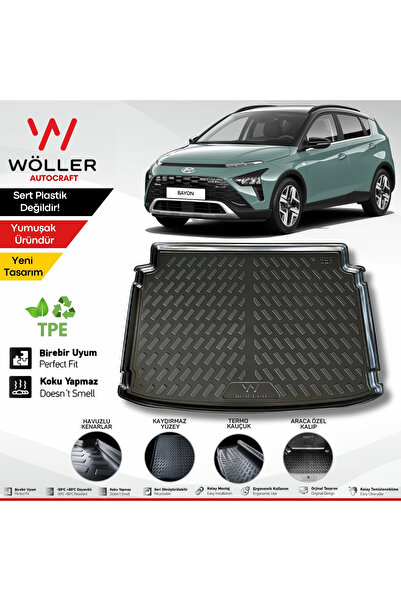 wöller Hyundai Bayon Bagaj Havuzu 2021 Sonrası Uyumlu 3d Ultraflex Esnek
