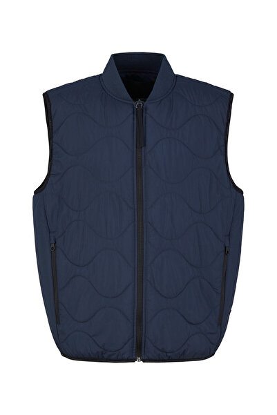Tom Tailor Denim Men's Vest 1034447 Navy blue