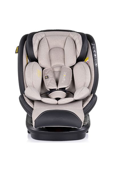 Chipolino Car seat with Isofix Chipolino Hypnotic I-Size 40-150 cm, rotating seat tiramisu
