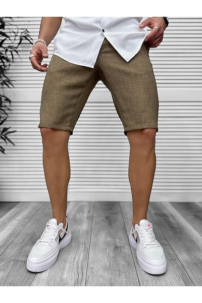 dehaine Men's casual shorts, brown, 13114