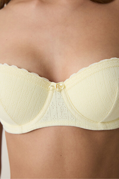 Penti Pointelle Stardoll Light Yellow Bra