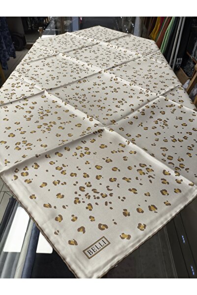 Belli BELLİ Luxury Twill İpek Eşarp | 4126-37