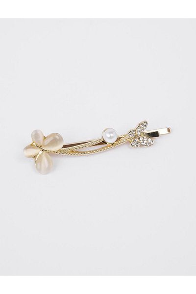 Jimmy Key Cataramă strălucitoare cu figurină de fluture alb