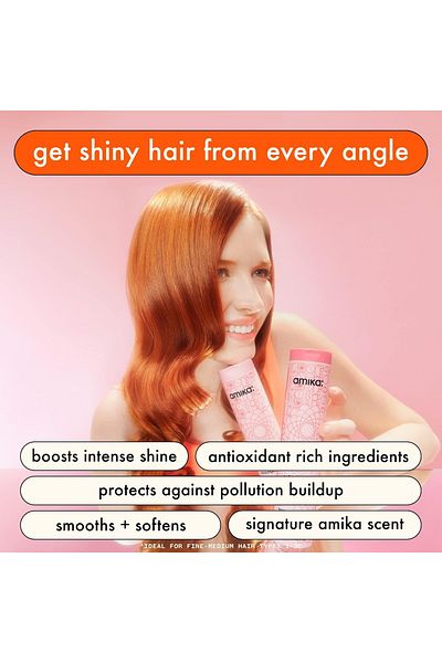 AMIKA Mirrorball Conditioner 275ml – High Shine, Color Protection & Antioxidant-Rich Formula