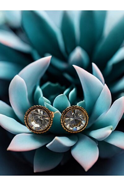FUYA JEWELLERY Zirkon Taşlı Kristal Küpe