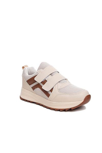 trender Tempo Zenne 1604 Beige Women's Sneaker Lp03A1604