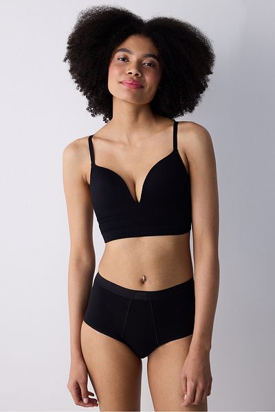 Penti Μαύρο Bralet χωρίς ραφή