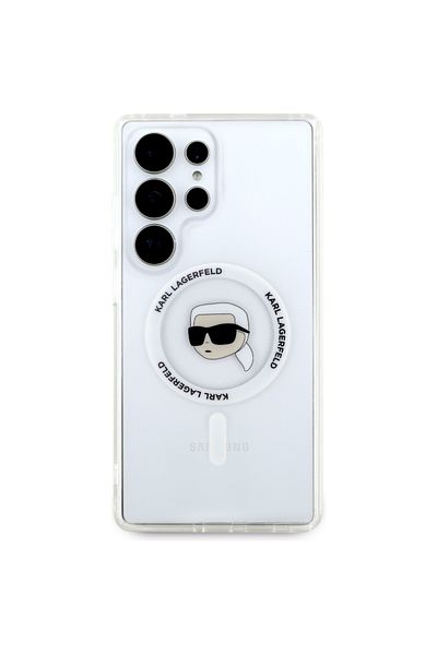 Karl Lagerfeld Case for Samsung Galaxy S25 Ultra - Karl Lagerfeld IML MagSafe (KLHMS25LHLSKIH) - Karl`s Head