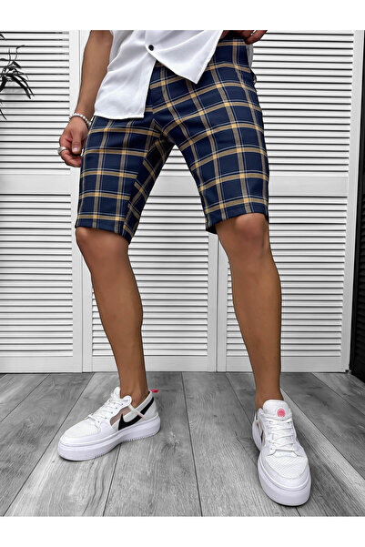 dehaine Pantaloni scurti, pentru barbati, casual, bleumarin, 13142