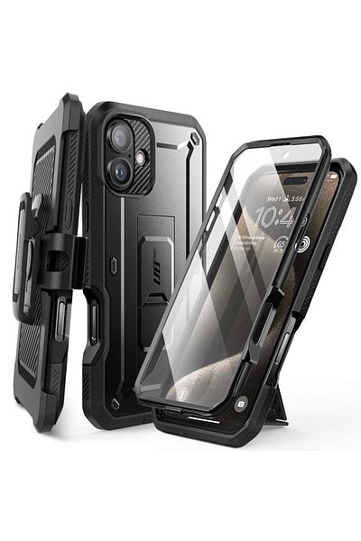 Supcase IPhone 16 Plus Case - Supcase Unicorn Beetle Pro - Black