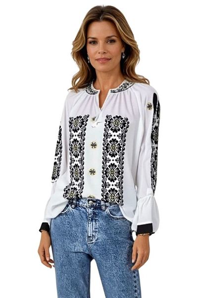 rody's forever Women's blouse RIAG, size M, white/gold
