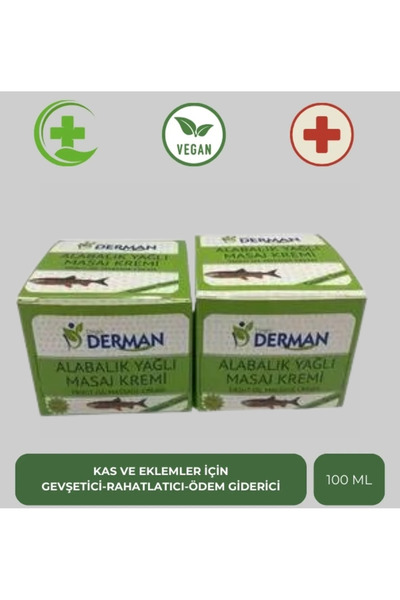 ABU ŞİFA BİTKİSEL & KOZMETİK ÜRÜNLER Alabalık Yağlı Masaj Kremi Rahatlatıcı 1...