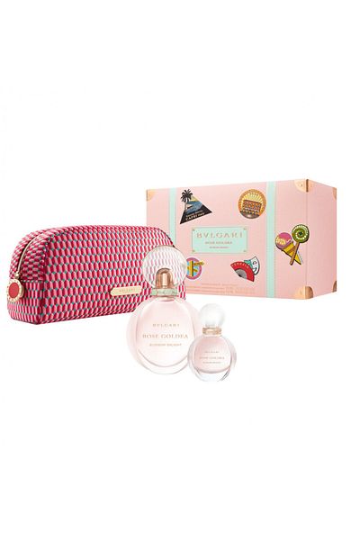 Bvlgari Rose Goldea Blossom Delight Gift Set, Women, 75 ml Eau De Parfum, 15 ml Eau De Parfum