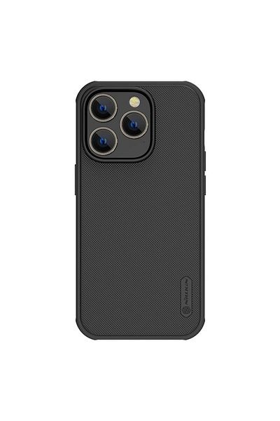 Nillkin Case for iPhone 16 Pro Max - Nillkin Super Frosted Shield Pro (Logo Cutout) - Black