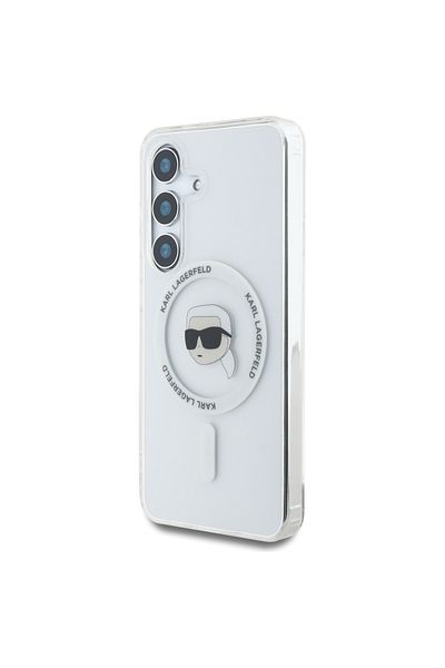 Karl Lagerfeld Case for Samsung Galaxy S25 - Karl Lagerfeld IML MagSafe (KLHMS25SHLSKIH) - Karl`s Head