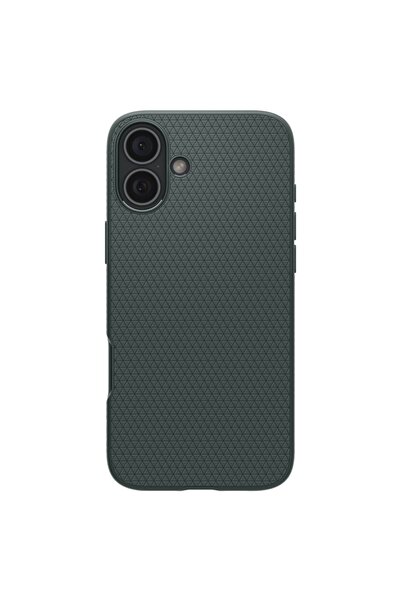 Spigen Carcasă pentru iPhone 16 - Spigen Liquid Air - Verde Abis