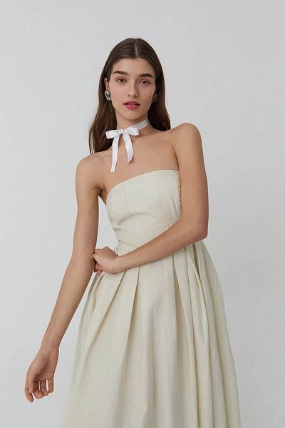 Quzu Strapless Stone Women's Dress 31967