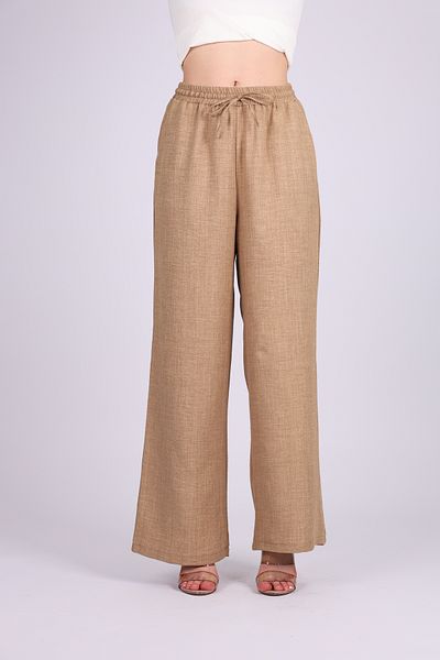 allwear Sofia Linen High Waist Loose Wide Leg Pants for Women – Breathable Natural Fabric, Stylish and Relaxed Fit