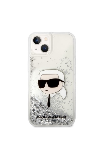 Karl Lagerfeld Carcasă pentru iPhone 14 Plus - Karl Lagerfeld Hardcase Glitter (KLHCP14MLNKHCH) - Karl Head