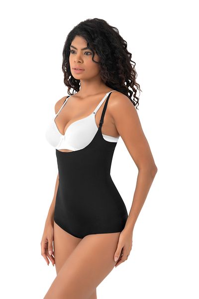 bazaar-turkey all you need Laser Cut Underbust Corset 3021 Black