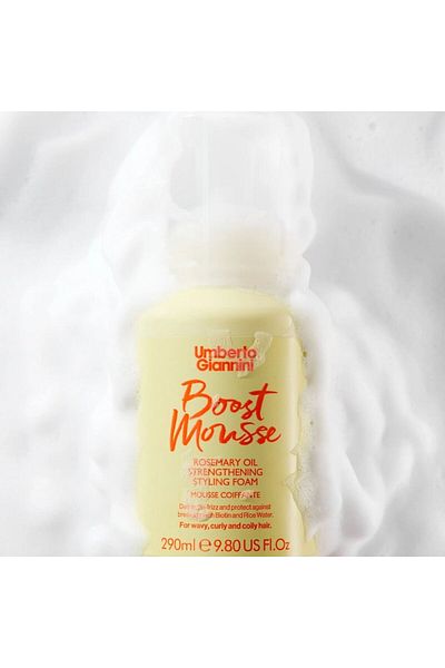 Umberto Giannini Strong Curls, , 290 Ml, Styling Mousse With Rosemary Oil For Curly Hair