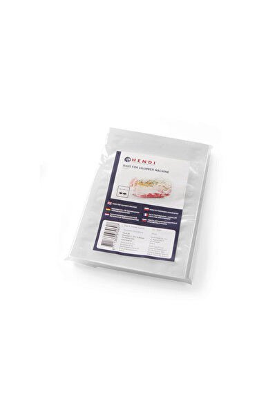 HENDI Set 100 pungi vacuum 300x400 mm, netede, Hendi, 2 straturi, 65 microni ...
