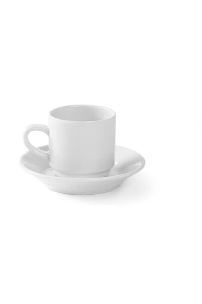HENDI Ceasca pentru cafea Optima, Hendi, 0.09 litri, portelan alb