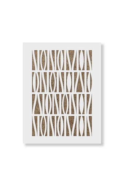 OEM Sablon Perete vopsire, tencuiala 900x600x0.7mm Mod Squad Refolosibil, model MXSP7122