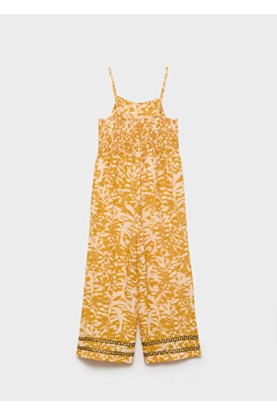 MANGO Kids İşlemeli uzun tulum