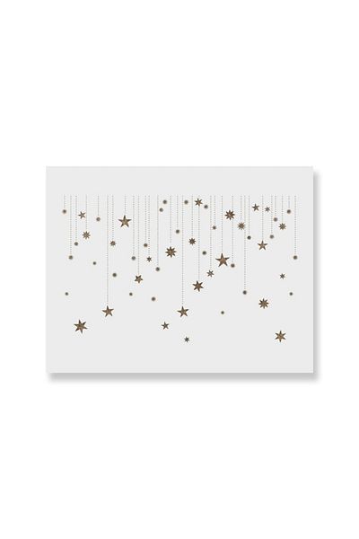 OEM Sablon Perete vopsire, tencuiala 900x600x0.7mm Starry Night Refolosibil, model MXSP7093