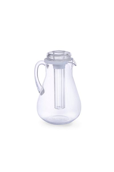 HENDI Juice carafe with cooling element, 3 Lt, durable transparent plastic, Hendi
