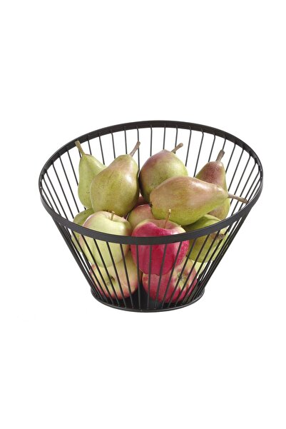 HENDI Cos negru pentru fructe, Hendi, Inox, 150x(H)80 mm