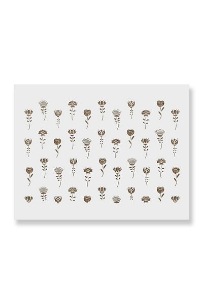 OEM Sablon Perete vopsire, tencuiala 900x600x0.7mm Flower Stem Refolosibil, model MXSP7059