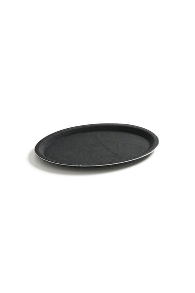 HENDI Hendi oval serving tray, fiberglass reinforced polyester, black 200 x 2...
