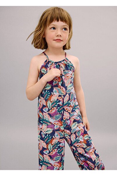 MANGO Baby Çiçekli tulum